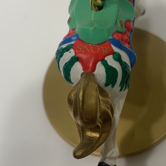 Carousel Horse Snow 1st Hallmark 1989 - Picture 11 of 12